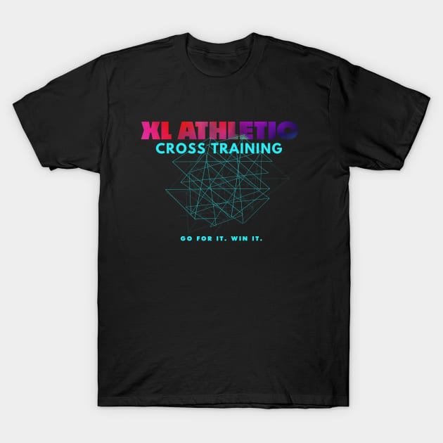 Athletic Cross Training T-Shirt by GLStyleDesigns